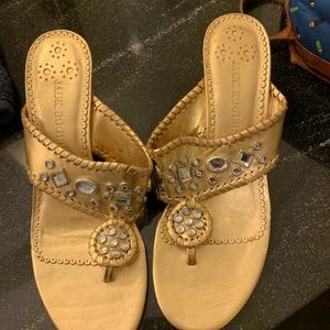 Jack Rogers kitten heeled sandals